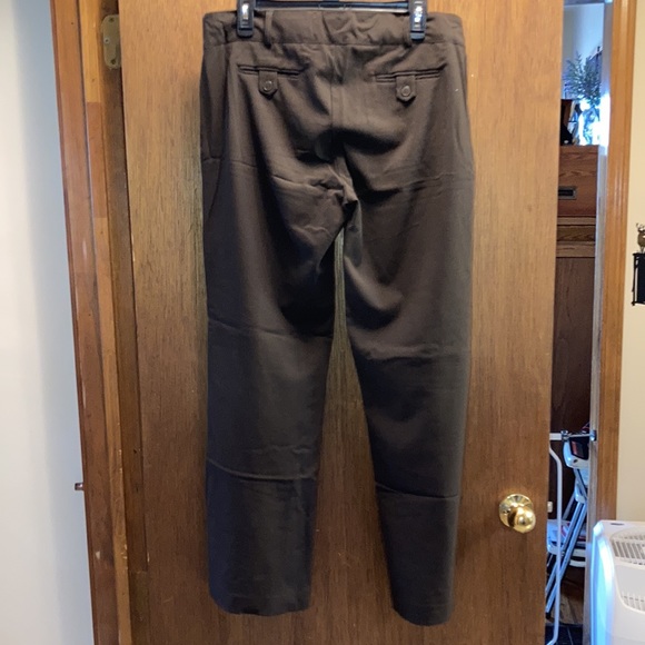 Brown maternity dress pants - Picture 3 of 5